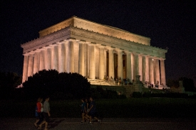 The Lincoln memorial is a monument honoring the 16th President o
