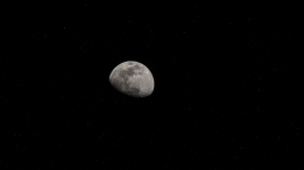 the moons waxing gibbous phase