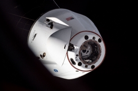 the spacex cargo dragon cargo craft resupply ship departs the sp