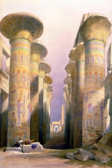 Thebes great hall at Karnac