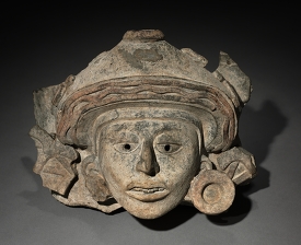 Urn Figure Head Fragment Mexico