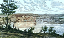 view of baltimore in 1752