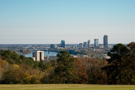 View of downtown Little Rock Arkansas