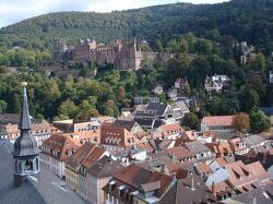 View of Heidelberg and the Castle