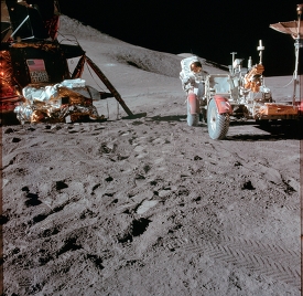 view of LM and Rover