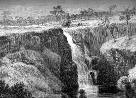 View of the LaUall Falls