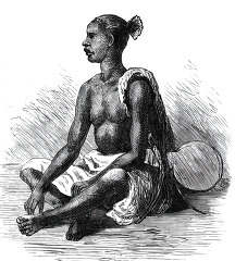 village headman historical illustration africa