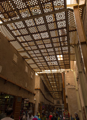 wooden ceiling in the medina marrakech morocco_1