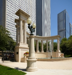 Wrigley Parks Millennium Monument in downtown Chicago