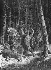 Young Charles VI  in the Forest of Mans