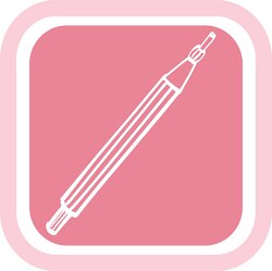 pink background mechanical pencil icon