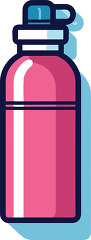 pink water bottle color icons