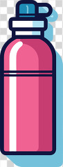 pink water bottle color transparent png