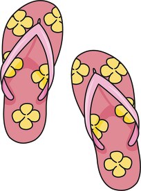 pink yellow summer sandals