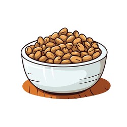 pinto beans in a white bowl