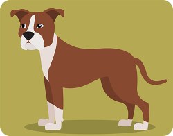 Pit Bull Terrier Dog Clipart