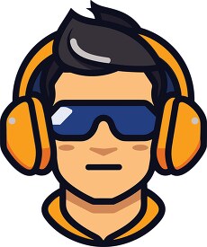 player icon style clip art