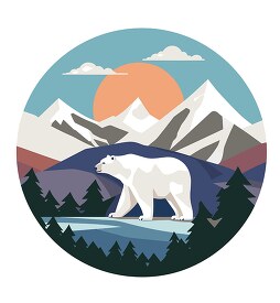 polar bear on a tundra biome