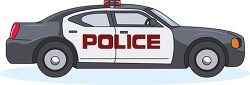 police car with the word police on the side clip art