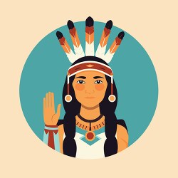 portrait of a Native American female