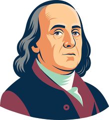 portrait of benjamin franklin a founding father