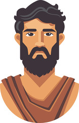 portrati of a man during ancient roman era