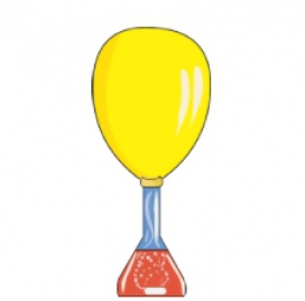 pressure flask ballon air animated