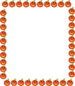 pumpkin rectangle border