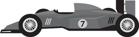race car transportation gray color clipart
