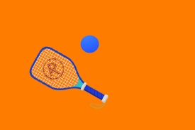 racquet hitting ball animated clipart