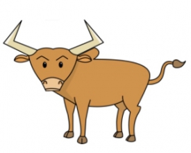 raging bull animated