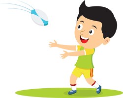 ready to catch rugby ball clipart
