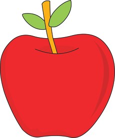 red apple for teacher