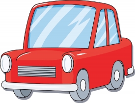 Red Car Cartoon Clipart