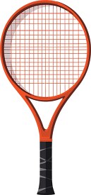 red tennis racquet