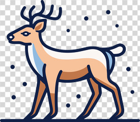 reindeer icon style clipart 5 transparent