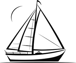 sailboat-2-black-outline