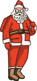 santa claus with large bag of gifts