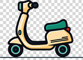scooter square style png transparent