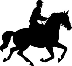 silhouette of a woman riding a horse