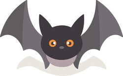 simple flat design of a bat