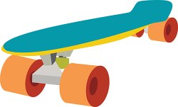 skateboard clipart with wheels