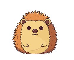 small spiky mammal hedgehog clip art