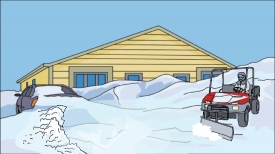 snow plow animation