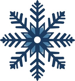 snowflake unique pattern and design of the ice crystal clip art
