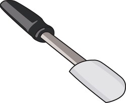 spatula with a black handle clip art