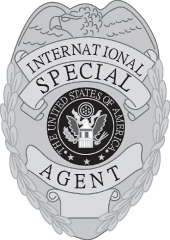 special agent law enforcement badge educational gray color clip 