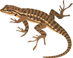 Spiny Lizard Reptile Animal Clipart