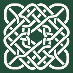 square celtic knot pattern