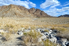 Scenic View of Mountains near Palm Springs
